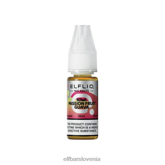 elfbar elfliq kivi pasijonka guava nične soli - 10 ml-10 mg/ml 42VJN209