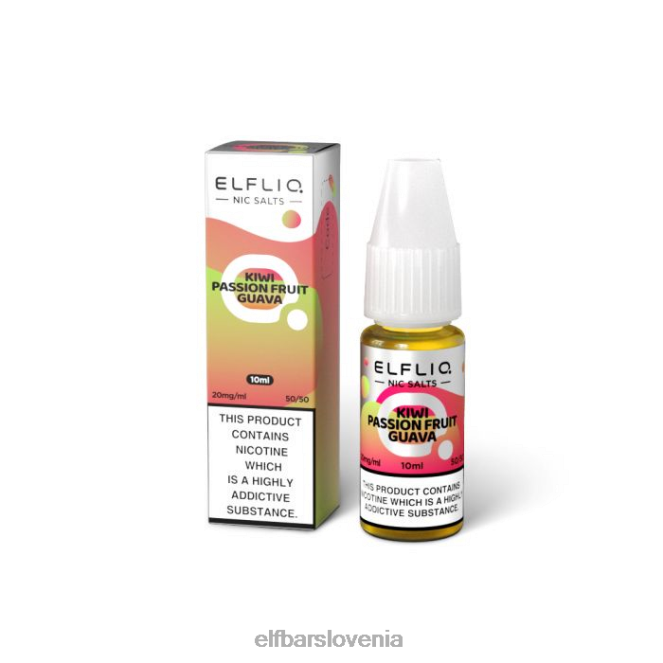 elfbar elfliq kivi pasijonka guava nične soli - 10 ml-20 mg/ml 42VJN210