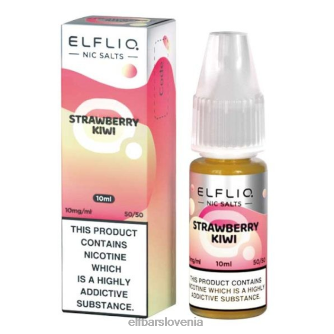 elfbar elfliq nične soli - jagodni kivi - 10 ml-10 mg/ml 42VJN180