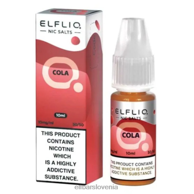 elfbar elfliq nične soli - kola - 10 ml-20 mg/ml 42VJN195