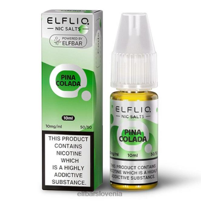 elfbar elfliq nične soli - pina colada - 10 ml-10 mg/ml 42VJN175