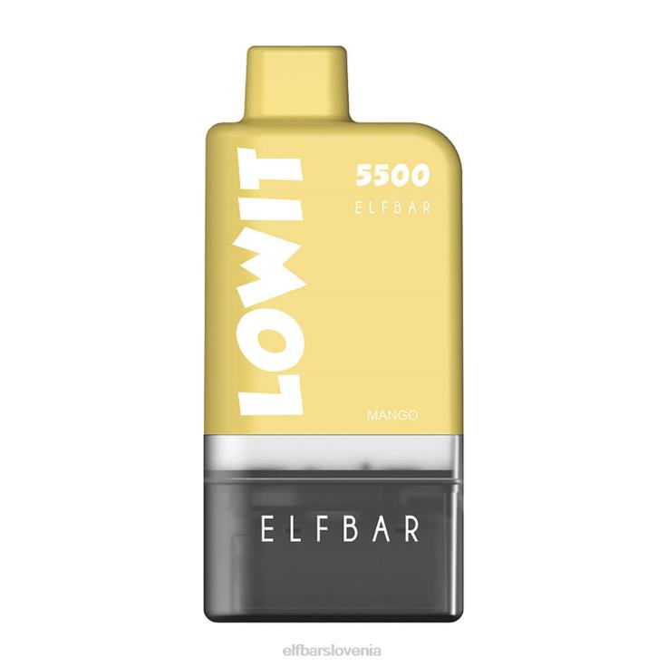 ELFBAR prednapolnjen komplet lowit 5500 2 %nic mango 80DD6133