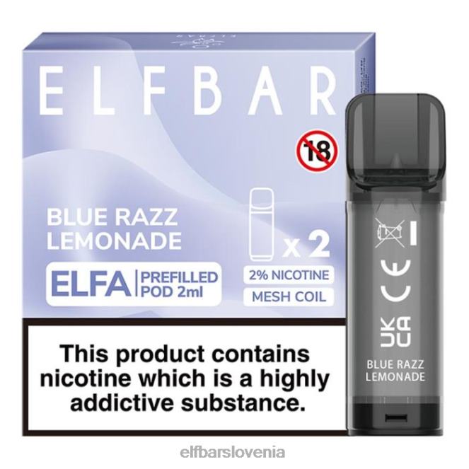 elfbar elfa napolnjena kapsula - 2 ml - 20 mg (2 paketa) 42VJN116 jabolko breskev