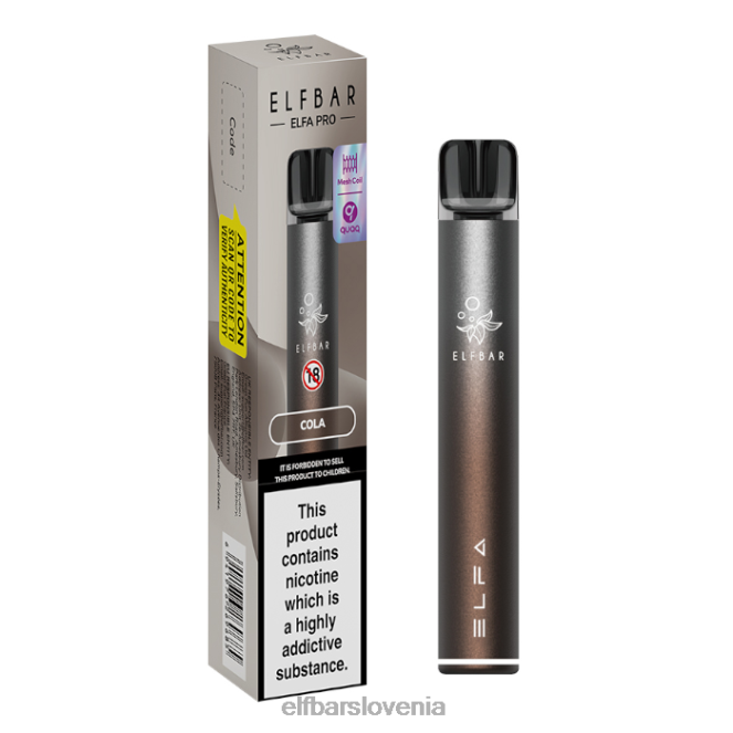 elfbar elfa pro pod kit - za ponovno polnjenje 42VJN71 twilight brown + cola vnaprej napolnjen strok