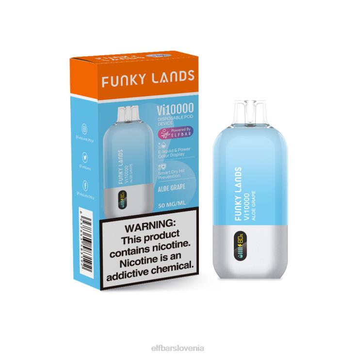 ELFBAR Funky Lands najboljšega okusa za enkratno uporabo vape serije vi10000 grozdja brusnični grozdni duo led 80DD6150