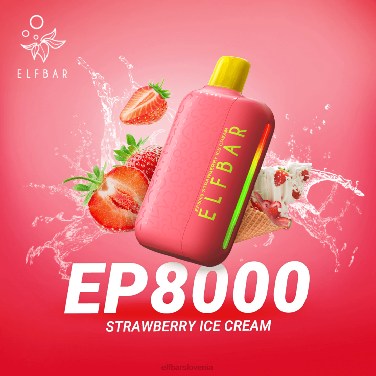 ELFBAR Vape za enkratno uporabo new ep8000 puffs breskev mango 80DD674