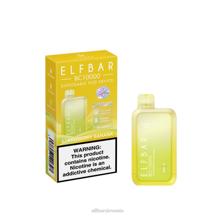 ELFBAR Vape za enkratno uporabo nov bc10000 10000puffs jagodna banana 80DD645