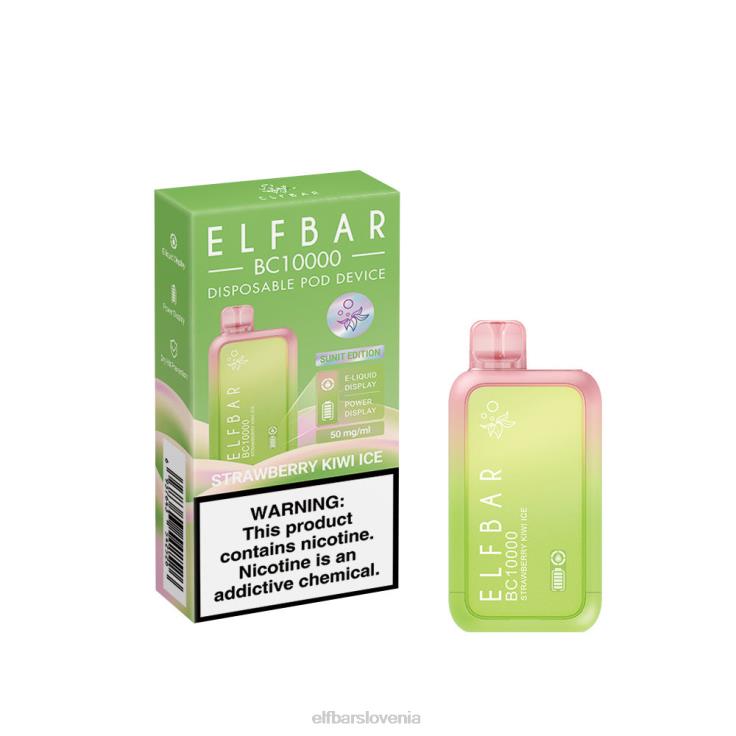 ELFBAR Vape za enkratno uporabo nov bc10000 10000puffs jagodni kivijev led 80DD646