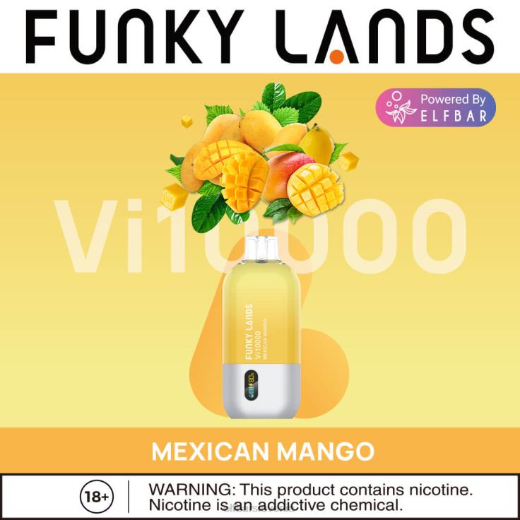 ELFBAR funky lands vape za enkratno uporabo vi10000 puffs jagodni kivi 80DD6161