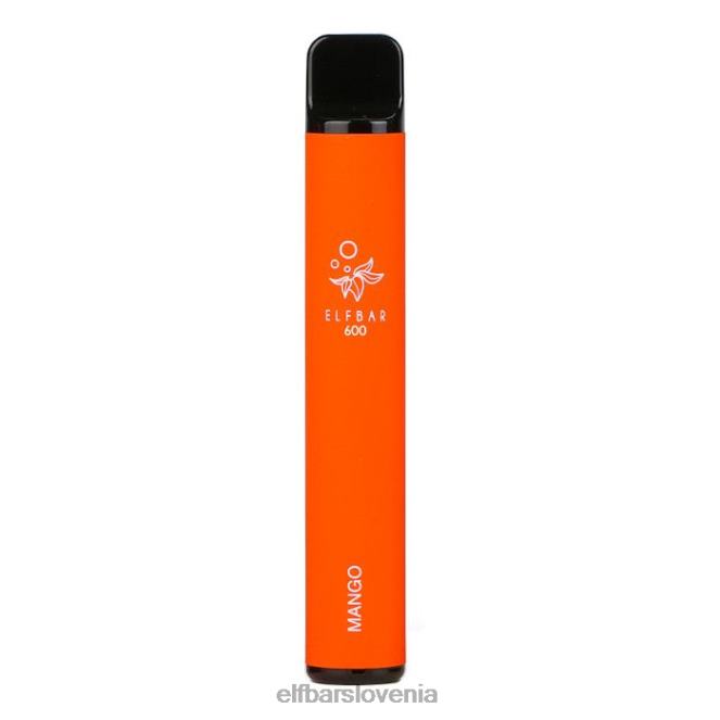 elfbar 600 vape za enkratno uporabo - 20 mg 42VJN51 mango