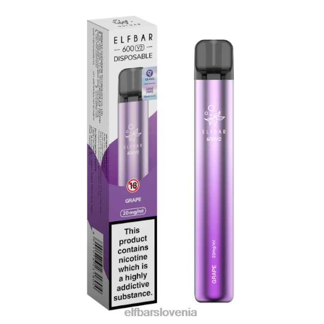 elfbar 600v2 vape za enkratno uporabo - 20 mg 42VJN11 jabolko breskev