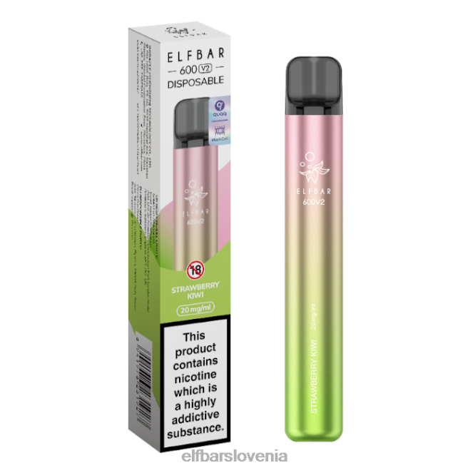 elfbar 600v2 vape za enkratno uporabo - 20 mg 42VJN11 jabolko breskev